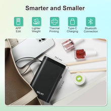 Lade das Bild in den Galerie-Viewer, Nelko P21 Tragbarer Bluetooth-Etikettendrucker, Schwarz