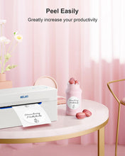 画像をギャラリービューアに読み込む, Nelko 2 Inch White Circle Thermal Stickers Labels 750 Labels/Roll