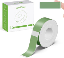 Load image into Gallery viewer, Nelko Genuine P21 Label Maker Tape, Adapted Label Print Paper, 14x40mm (0.55"x1.57"),Multipurpose of P21 Label Maker, 180 Tapes/Roll, 1 Roll, Army Green