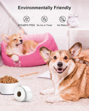 画像をギャラリービューアに読み込む, Nelko 2 Inch White Circle Thermal Stickers Labels 750 Labels/Roll