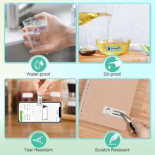 Load image into Gallery viewer, Nelko Genuine P21 Label Maker Tape, Adapted Label Print Paper, 14x40mm (0.55"x1.57")Multipurpose of Home, Office, 180 Labels/Roll, Transparent