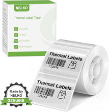 画像をギャラリービューアに読み込む, Nelko Labels for PM220, 1.57'' x 1.18'' (40x30mm) Thermal Sticker Label, 1 Roll of 230 Self-Adhesive Thermal Paper (White)