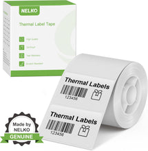 Load image into Gallery viewer, Nelko PM220 Label Maker, 1.57'' x 2.36'' (40x60mm) Thermal Sticker Label, Waterproof, Multi-Purpose Label Tape, 1 Roll of 130 Self-Adhesive Thermal Paper (Transparent)