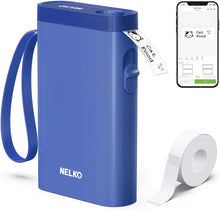 Lade das Bild in den Galerie-Viewer, Nelko P21 Portable Bluetooth Label Printer,Blue