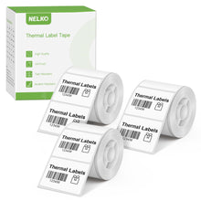 Lade das Bild in den Galerie-Viewer, Nelko PM220 Label Maker, 1.57'' x 1.18'' (40x30mm) Thermal Sticker Label,, 3 Rolls of 230 Self-Adhesive Thermal Paper (White)