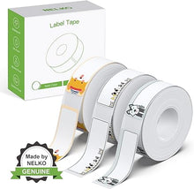 Lade das Bild in den Galerie-Viewer, NELKO Genuine P21 Label Maker Tape, Adapted Label Print Paper, 14x40mm (0.55"x1.57"), Standard Laminated Labeling Replacement, Multipurpose of P21, 180 Tapes/Roll, 3-Roll, Cute Theme Tape