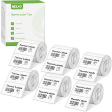 画像をギャラリービューアに読み込む, Nelko Labels for PM220, 2'' x 1.18'' (50x30mm) Thermal Sticker Label, 230 Labels/Roll, 6 Rolls (White)