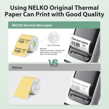 Lade das Bild in den Galerie-Viewer, Nelko Labels for PM220, 1.57'' x 1.18'' (40x30mm) Thermal Sticker Label, 1 Roll of 230 Self-Adhesive Thermal Paper (Yellow)