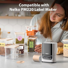 Load image into Gallery viewer, Nelko Labels for PM220, 2 inch (50mm) Round Thermal Label, 1 Roll of 150 Self-Adhesive Thermal Paper (Khaki)