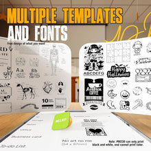 画像をギャラリービューアに読み込む, Nelko PM230 Bluetooth Sticker Printer – Portable Mini Sticker Maker with 3 Rolls Paper, Compatible with Phone & Tablet, Multiple Templates, Blue