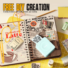 Lade das Bild in den Galerie-Viewer, Nelko PM230 Bluetooth Sticker Printer – Portable Mini Sticker Maker with 3 Rolls Paper, Compatible with Phone & Tablet, Multiple Templates, Green