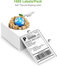 Load image into Gallery viewer, NELKO Thermal Direct Shipping Label (Pack of 1000 4x6 Fan-Fold Labels)