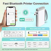Load image into Gallery viewer, Nelko P21 Portable Bluetooth Label Printer
