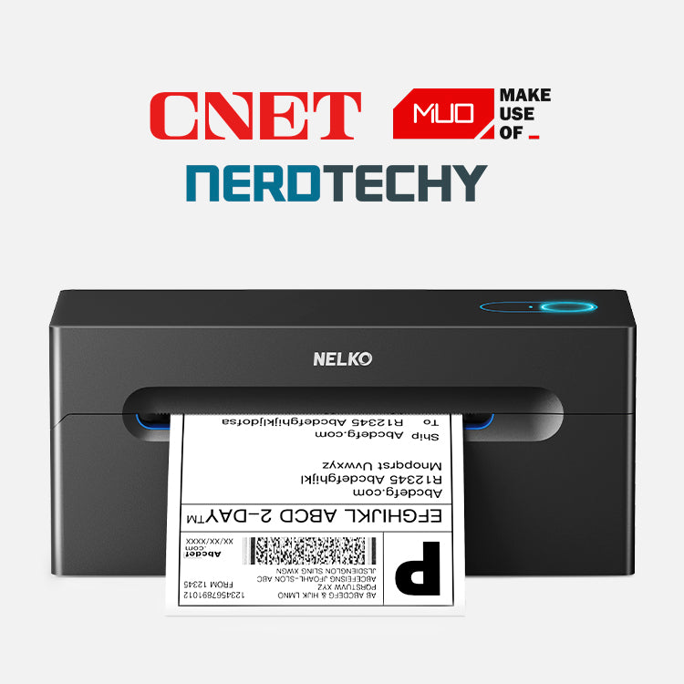 Nelko Bluetooth Thermal Shipping Label Printer PL70e