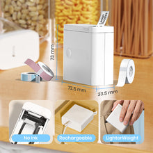 Lade das Bild in den Galerie-Viewer, NELKO D12 Mini Thermal Label Printer,White
