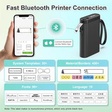 Load image into Gallery viewer, Nelko P21 Portable Bluetooth Label Printer,Black
