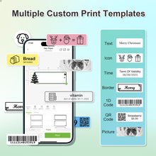 Load image into Gallery viewer, Nelko P21 Portable Bluetooth Label Printer,Black
