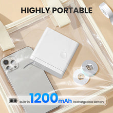 Lade das Bild in den Galerie-Viewer, NELKO D12 Mini Thermal Label Printer,White
