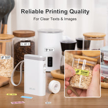 Load image into Gallery viewer, Nelko P21 Portable Bluetooth Label Printer
