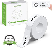 Load image into Gallery viewer, Nelko P21 Label Maker Tape, 15x40mm (0.59&quot;x1.57&quot;) Self-Adhesive Label Compatible with P21 Label Maker for Home/Office/School, 180 Labels/Roll, White
