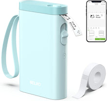 Load image into Gallery viewer, Nelko P21 Portable Bluetooth Label Printer,Cyan
