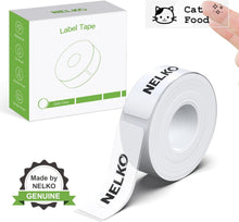 Lade das Bild in den Galerie-Viewer, Nelko Genuine P21 Label Maker Tape, Adapted Label Print Paper, 14x75mm (0.55&quot;x2.95&quot;), Multipurpose of P21 Label Maker, 180 Tapes/Roll, 1 Roll, Transparent
