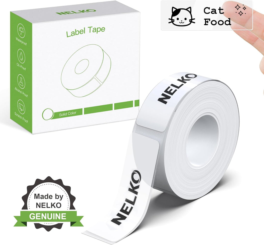 Nelko Genuine P21 Label Maker Tape, Adapted Label Print Paper, 14x75mm (0.55