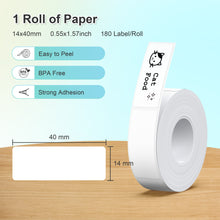 Load image into Gallery viewer, NELKO P21 Adapted Label Print Paper,15x40mm (0.59&quot;x1.57&quot;),180 Labels/Roll
