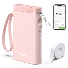 Load image into Gallery viewer, Nelko P21 Portable Bluetooth Label Printer,Pink
