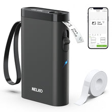 Load image into Gallery viewer, Nelko P21 Portable Bluetooth Label Printer,Black
