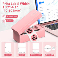 Load image into Gallery viewer, Nelko Bluetooth Thermal Shipping Label Printer PL70e(Pink)
