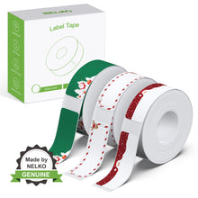 Load image into Gallery viewer, NELKO Genuine P21 Label Maker Tape, Adapted Label Print Paper, 14x40mm (0.55&quot;x1.57&quot;),180 Tapes/Roll, 3-Roll,Different Theme
