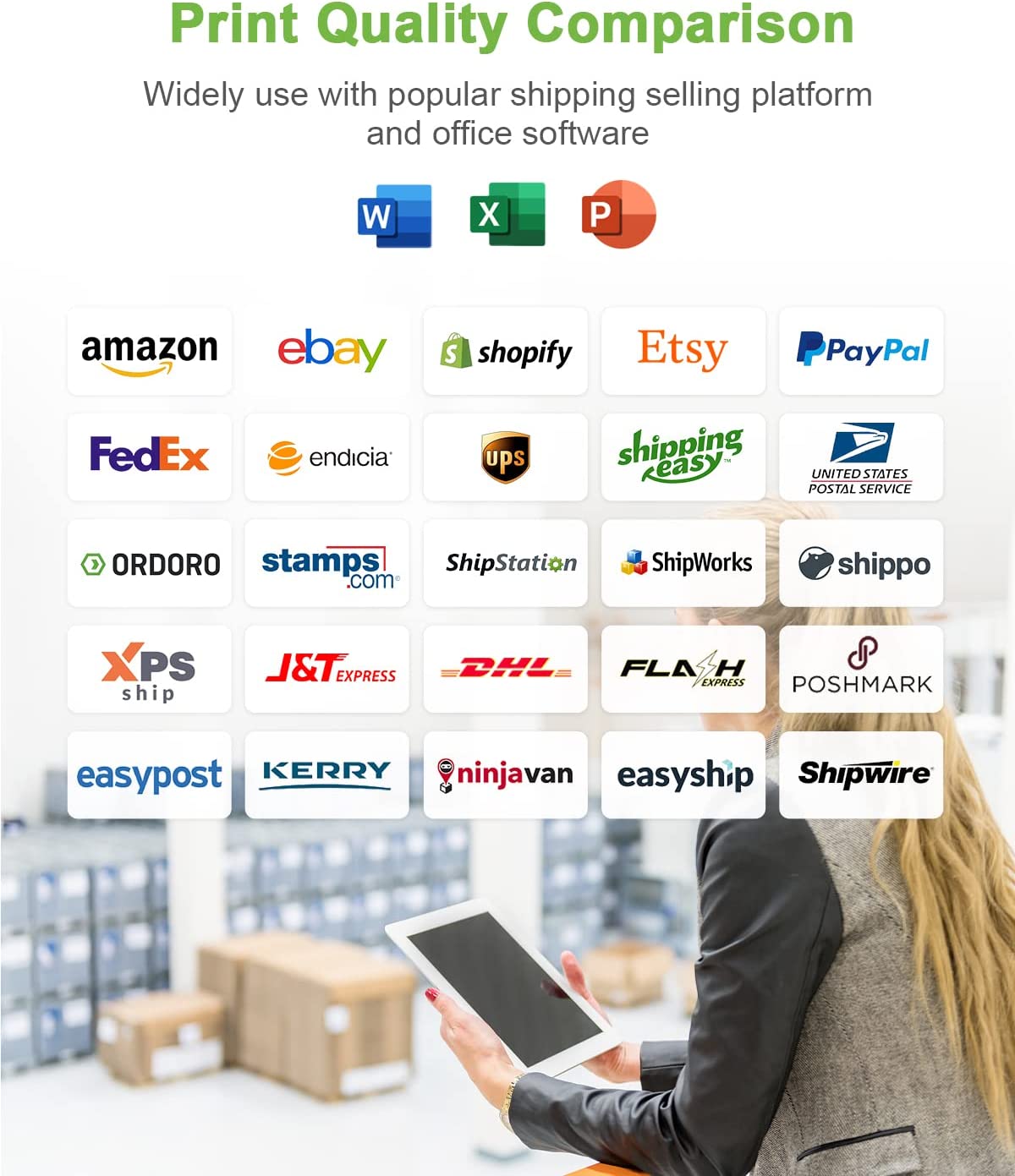 NELKO Thermal Direct Shipping Label (Pack of 500 4x6 Fan-Fold Labels)