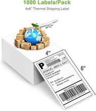 Load image into Gallery viewer, NELKO Thermal Direct Shipping Label (Pack of 1000 4x6 Fan-Fold Labels)
