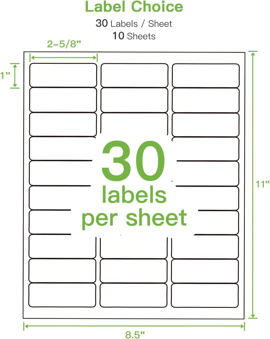 Address Labels, NELKO 1 address-labels-nelko-1-x-2-5-8-shipping-address-labels-for-laser-nelkoprint