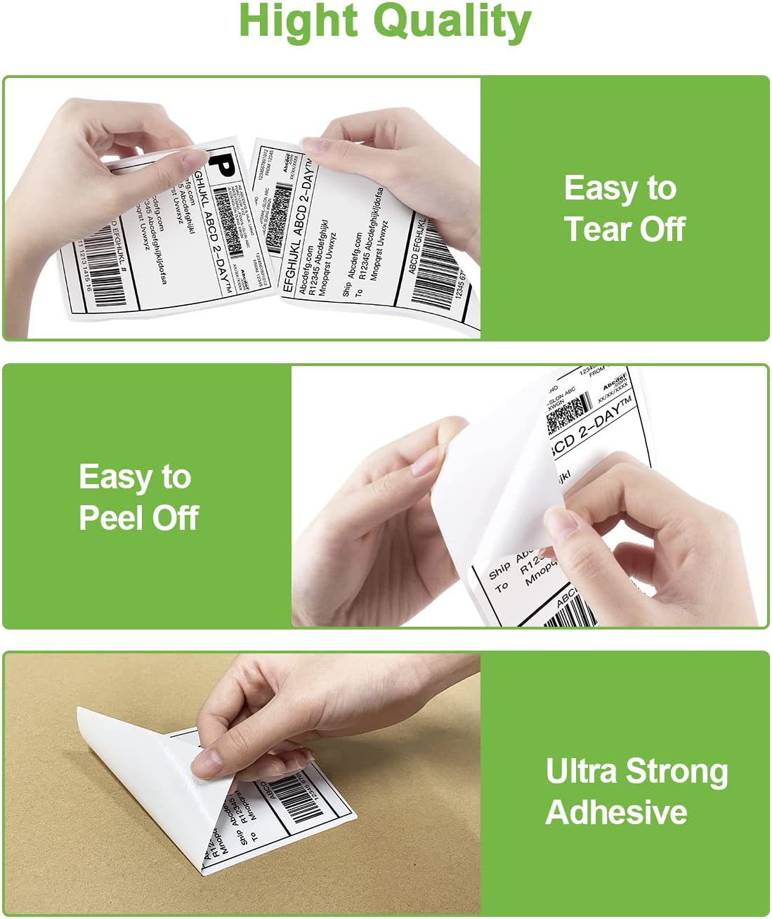 NELKO Thermal Direct Shipping Label (Pack of 500 4x6 Fan-Fold Labels)